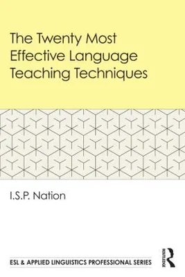 Obrázok produktu pre The Twenty Most Effective Language Teaching Techniques