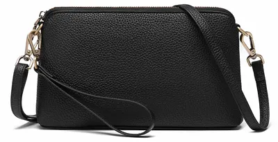 Image de Solidchoice - Sac bandoulière pour femmes en cuir vegan