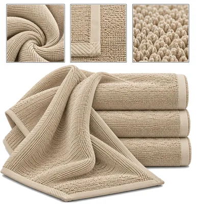 Zdjęcie produktu dla Ręcznik – ręcznik kąpielowy – beżowy – 70 x 140 cm – ręcznik SPA – 400 g/m²