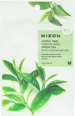 Produktbild von Mizon Joyful Time Essence Maske Grü ner Tee 23g