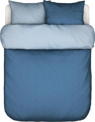 Produktbild von Marc O' Polo Bettwäsche-Garnitur Toloma  Farbe Nordic blue Größe 200x220 + 2x80x80 cm