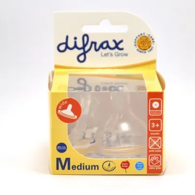 Produktbild von Difrax 676 SOFT Medium WIDE Baby-Sauger, -frei