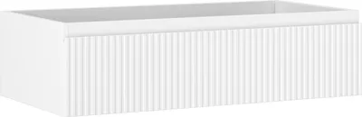 Obrázek produktu pro Mexen Rivel koupelnová skříňka pod umyvadlo 90 cm, 1 zásuvka, drážkovaná, bílá matná - 91A20-09023-1-BF01