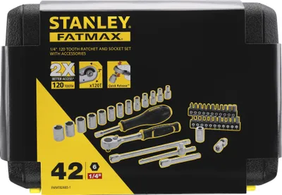 Produktbild von Stanley HTS Steckschluessel-Set 1/4", 42-teilig