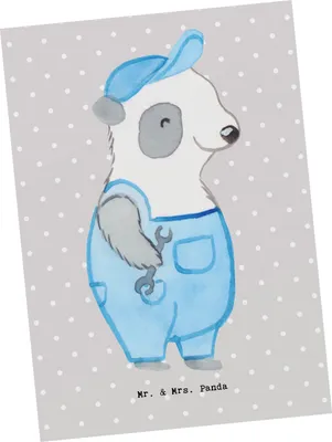 Produktbild von Mr. & Mrs. Panda Postkarte Mechatroniker für Kältetechnik Herz - Grau Pastell - Geschenk, Gesellenprüfung, Ansichtskarten, Grußkarte, Ansichtskarte, Fotokarte, Werktstatt