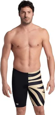 Produktbild von Arena Multi Stripes Badeslip Herren - Schwarz / Weiß / Multicolor  | Größe: 80