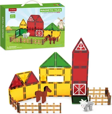 Obrázok produktu pre Magnetická stavebnica Farm sada 26ks - Magnetic Tiles