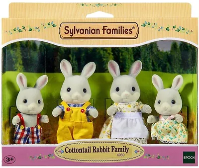 Imagen del producto de Sylvanian Families: Familia Conejo del Bosque, los Hoppel