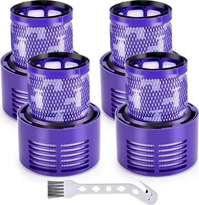 Produktbild von 4 Stück HEPA-Filter für Dyson Cyclone V10 Absolute, Absolute Pro, Absolute Extra, Absolute Extra +, Absolute Extra Pro, SV12 / Vormotorfilter waschbar