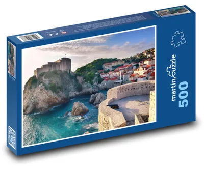Obrázek produktu pro Puzzle 500 Pobřežní město Dubrovník - martinpuzzle