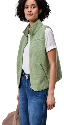 Produktbild von Street One Weste aus Teddy-Material mit Zipper Bright Pistachio 44