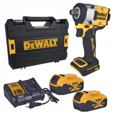 Obrázek produktu pro Rázový utahovák 1/2" 18V Dewalt Dcf921P2T 406Nm 2X5,0Ah Powerstack Tstak Ring