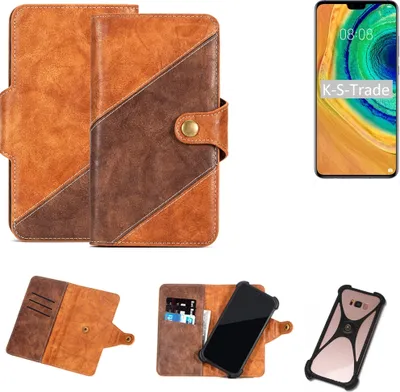 Produktbild von K-S-Trade Handyhülle Schutzhülle Bookstyle Case Wallet-Case kompatibel mit samsung  S10+ 512 GB Cover Klapphülle Kantenschutz Smartphone