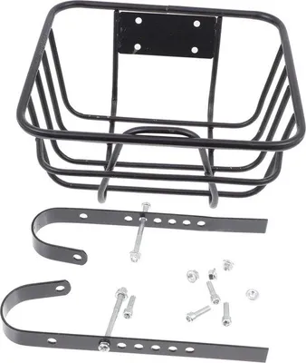 Produktbild von Famanu Fahrradkorb Metall - Schwarz, abnehmbar und robust