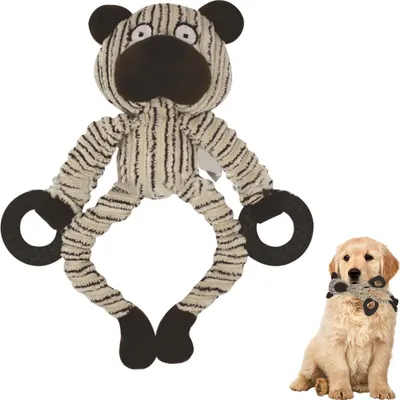 Produktbild von Hundespielzeug, Tier-Plüschspielzeug, Hundekauspielzeug, interaktives Spielzeug für kleine, mittelgroße und große Hunde