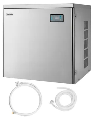 Produktbild von VEVOR kommerzielle Eismaschine – Kopf, 204 kg/Tag Edelstahl-Eismaschine mit intelligentem Bedienfeld, Selbstreinigung, einstellbarer Dicke, ideal für Restaurant, Bar, Café, Hotel – Nur Kopf
