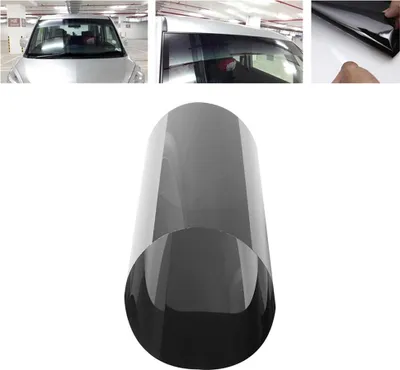 Productafbeelding van Autovoorruitfolie, 20 cm x 150 cm, transparant, UV-bescherming, zonbescherming, accessoire