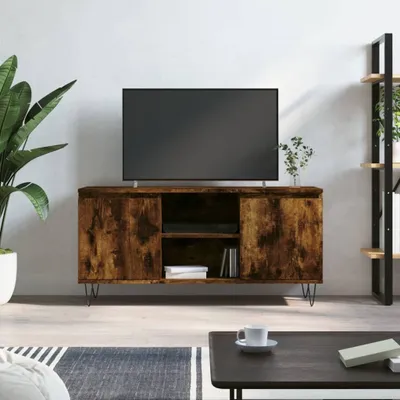 Produktbild von [Home] TV-Schrank Räuchereiche 104x35x50 cm Holzwerkstoff , Neue Mode 2024 im häuslichen Leben