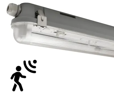Produktbild von Ledvion 1er Set Feuchtraumleuchte LED sensor 120cm IP65 Ohne LED-Röhre