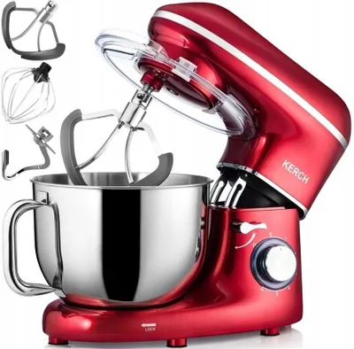 Produktbild von Küchenmaschine Planetenmixer Kerch Mychef Red 6,2 l 3000 W Zubehör JNC6-L94