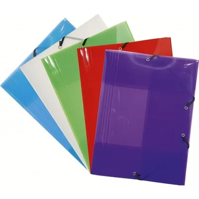Produktbild von Sammelmappe A4 PP Füllhöhe: 500 Blatt farbig sortiert