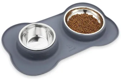Productafbeelding van Hondenvoerbak 3-in-1, voerbak voor katten, dubbele bakset