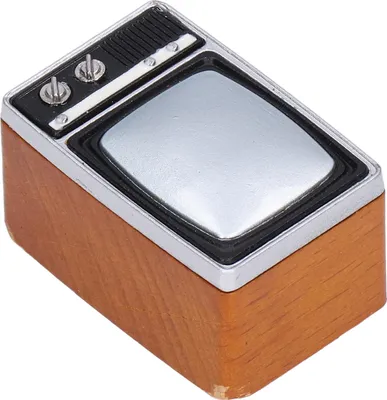 Zdjęcie produktu dla 1:12 Model telewizora dla lalek w stylu retro Miniaturowa dekoracja telewizyjna do salonu dla lalek