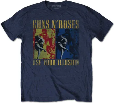 Produktbild von Guns N' Roses Use Your Illusion Navy Navy Blue M T-Shirt
