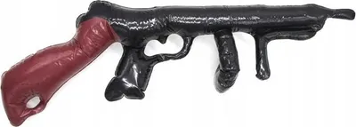 Image de Fusil gonflable Gangster années 1920 rétro 80 cm