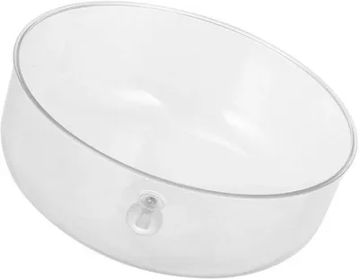 Zdjęcie produktu dla Akrylowa osłona na ciasto, okrągła, średnica 23 cm, przezroczysta, z pokrywką, osłona na sernik