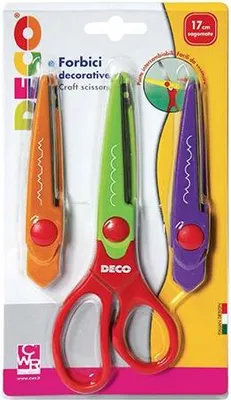 Image de CWR 06658 ciseaux à bouts ronds Ciseaux pour loisirs créatifs Découpe droite Multicolore