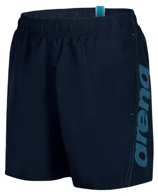 Productafbeelding van Arena Jungen Fundamentals Logo Jr. bokserbroek, marineblauw-turquoise, maat 140 EU