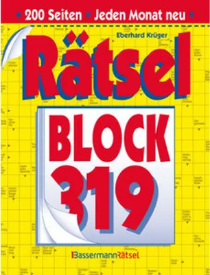 Obrázek produktu pro Rätselblock 319 (5 Exemplare à 2,99 EUR)