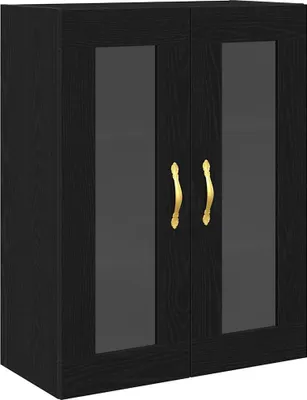 Immagine prodotto di Armadietto a muro Rovere Nero 69,5 x 34 x 90 cm