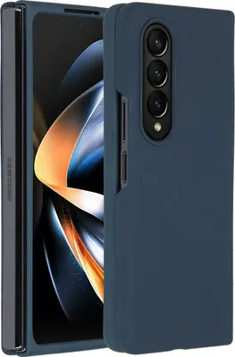 Zdjęcie produktu dla Accezz Liquid Silicone Backcover dla Samsung Galaxy Z Fold 4 - ciemnoniebieski