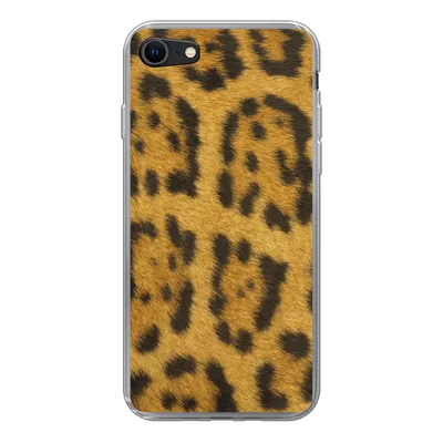 Produktbild von MuchoWow® Handyhülle Schutzhülle Hülle für iPhone 7 Leopardenfell Silikon Softcase Handy Hülle - Kartenhalter