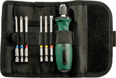 Obrázok produktu pre Metabo - sada skrutkovačov - 7 kusov - T20, T25, PH2, PH3, PZ1, PZ2, SL5.5 - dĺžka: 89 mm (626723000)