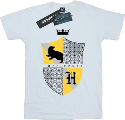Produktbild von Harry Potter - "Hufflepuff" T-Shirt für Damen BI26944 (XL) (Weiß)