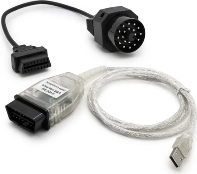Immagine prodotto di Interfaccia USB per diagnosi OBD compatibile con Ediabas INPA K+DCAN BMW OBD 2 su OBD 1 20 pin