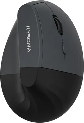 Obrázok produktu pre Bezdrôtová ergonomická myš, vertikálna myš s rozhraním Bluetooth, tiché klikanie, 5-stupňové nastavenie DPI, kompatibilná s počítačom, PC, Mac, notebookom