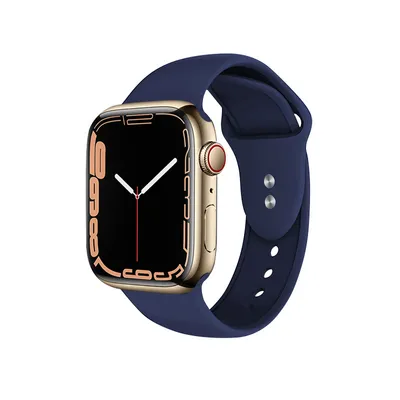 Produktbild von Crong Liquid - Armband für Apple Watch 44/45/46/49 mm (navy blau)