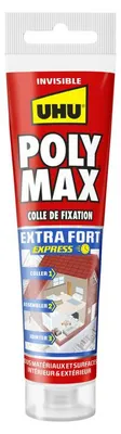 Image de Uhu Poly Max Express Fort Invisible Colle Et Mastic Polymère Invisible Ultra-résistant - Uhu