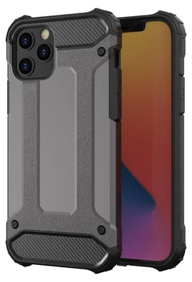 Produktbild von Mobigear Outdoor Schutzhülle für iPhone 11, Hartschalen-Rückseite, stoßfest - Marineblau