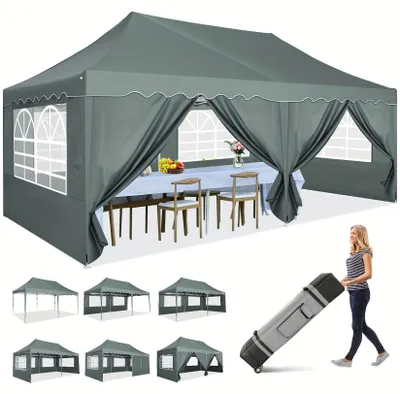 Produktbild von Pop-Up-Zelt - Partyzelt - Überdachung - Marktzelte - Gartenpavillon - Aluminiumrahmen