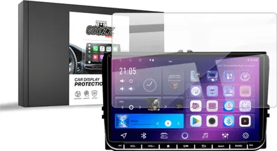 Produktbild von Keramische Autodisplayfolie für 2DIN 9" Volkswagen Skoda Seat, Grizz Protector