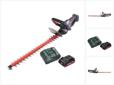 Obrázek produktu pro Metabo HS 18 LTX 65 akumulátorové nůžky na živý plot 18 V 63 cm + 1x akumulátor 4,0 Ah + nabíječka