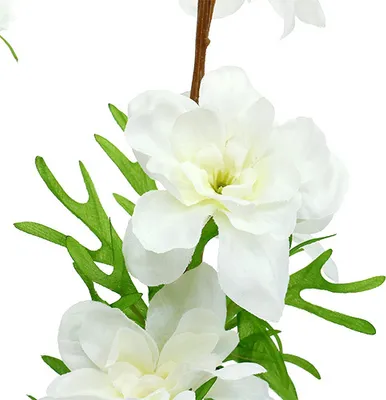 Produktbild von Rittersporn künstlich Weiß 95cm Seidenblume Deko