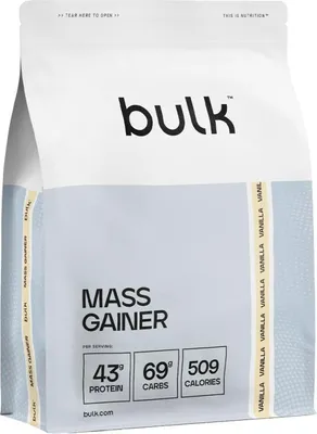 Produktbild von Bulk Mass Gainer (2500g) Vanilla - Gewichtszunahme - Ohne Kreatin