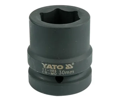 Obrázok produktu pre Šesťhranná zásuvka Yato 1" krátka 30 mm