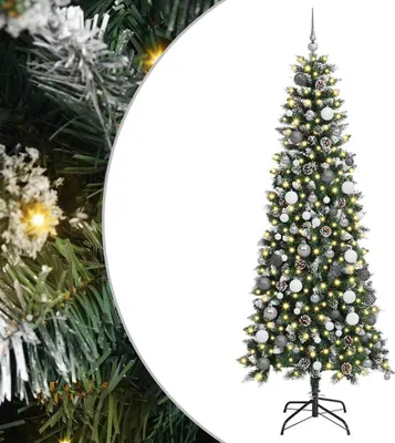 Immagine prodotto di Albero di Natale artificiale con 300 LED Verde 210 cm